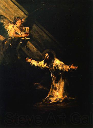 Francisco de Goya Jesus en el huerto de los olivos o Cristo en el huerto de los olivos.